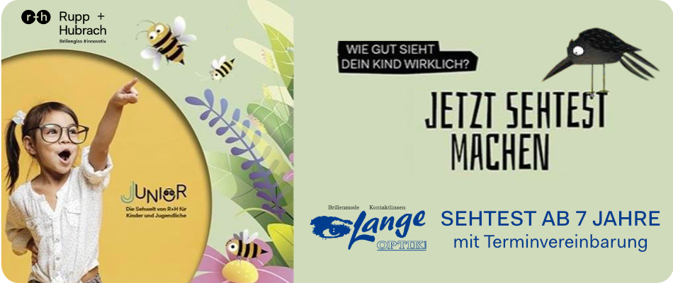 SEHTEST AB 7 JAHRE mit Terminvereinbarung